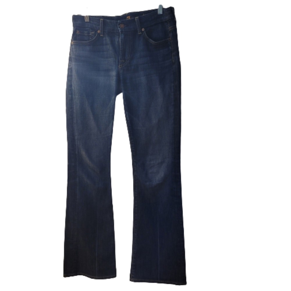 7 Seven For All Mankind Kimmie Bootcut Women's Size 28 Denim Blue Jeans…EUC!